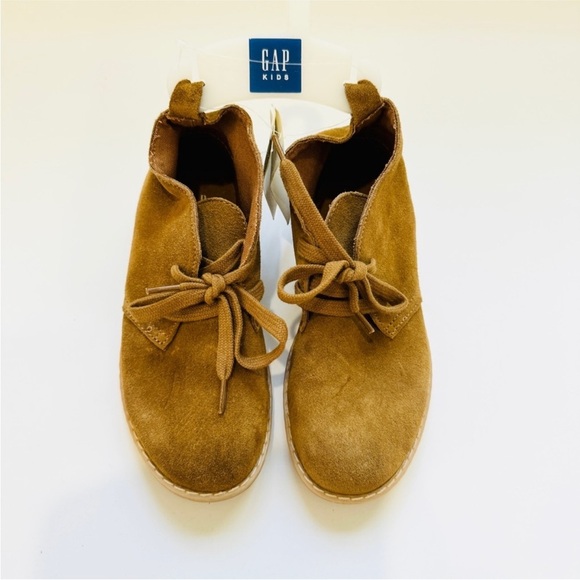 GAP Kids Brown Suede ankle Boots NWT - Picture 2 of 10